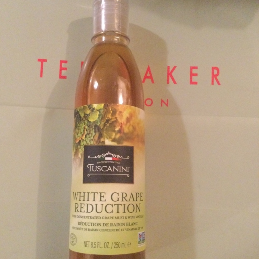 TUSCANINI ITALY WHITE GRAPE BALSAMIC GLAZE REDUCTION  
NEW SEALED